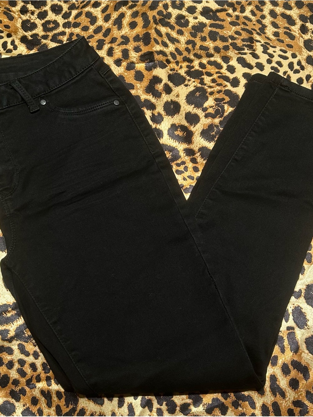 Blue Spice Black High Rise Skinny Jeans